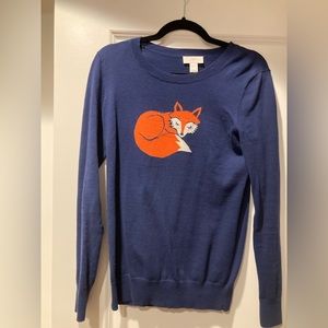 Loft fox sweater